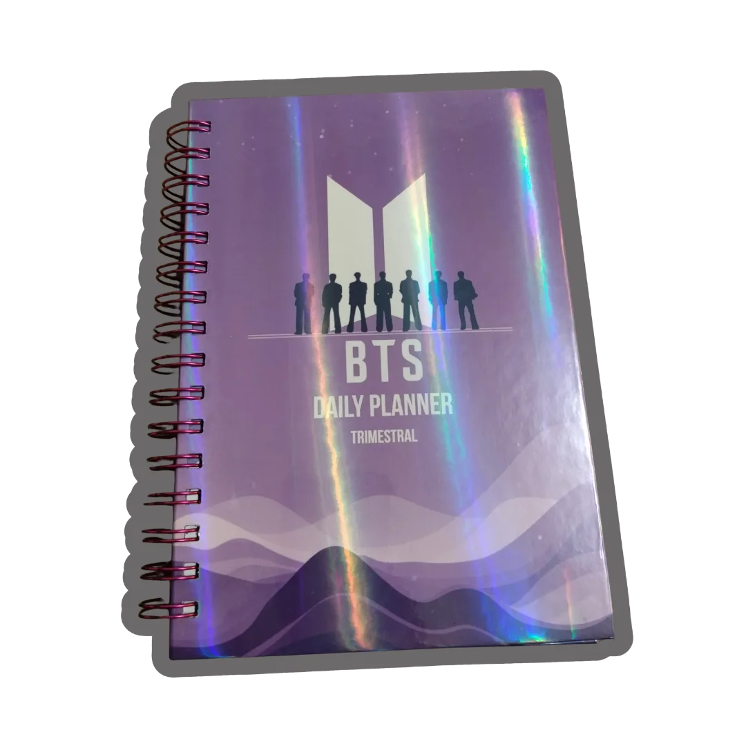Planner Diario Trimestral BTS