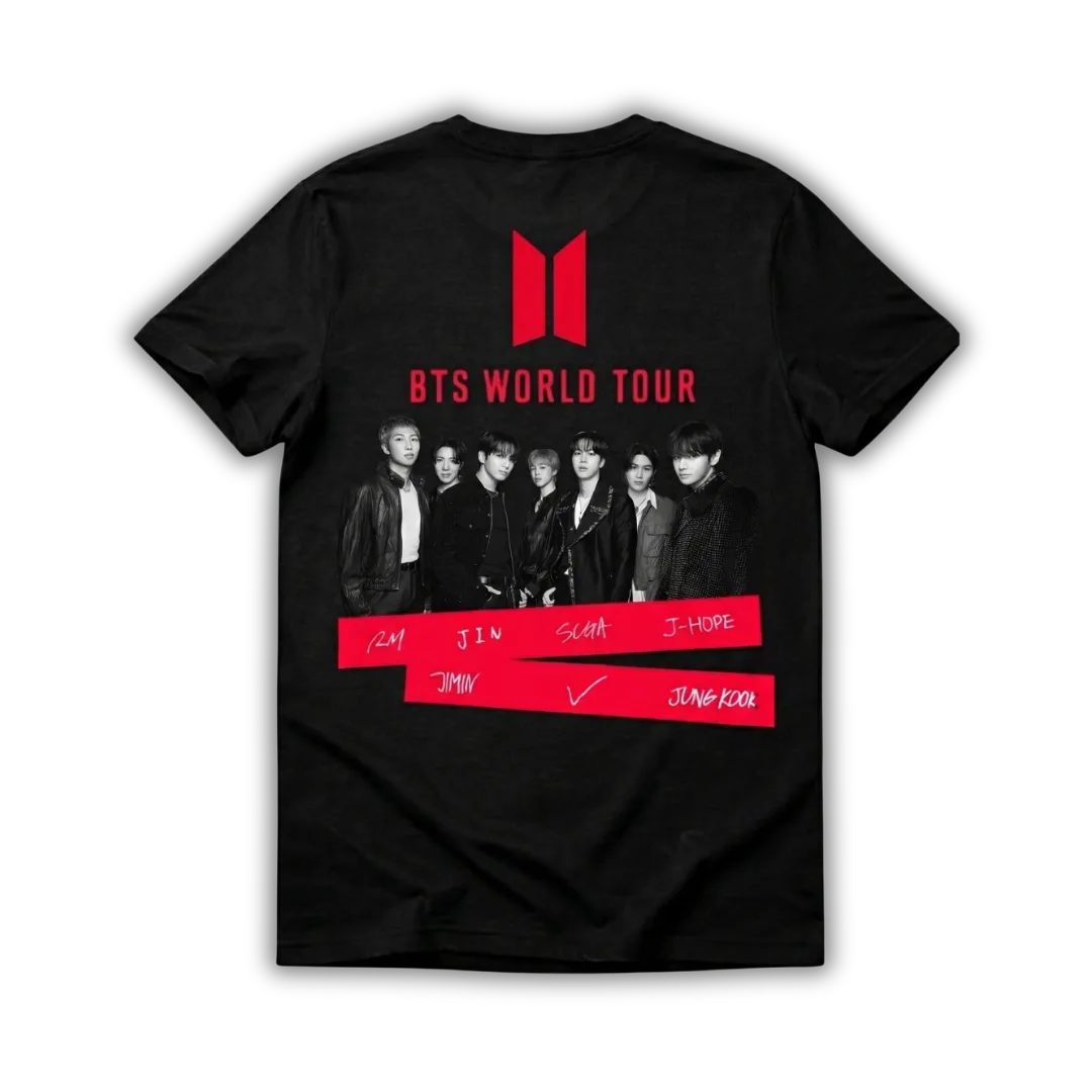 Polera BTS Arirang Tour (reverso)